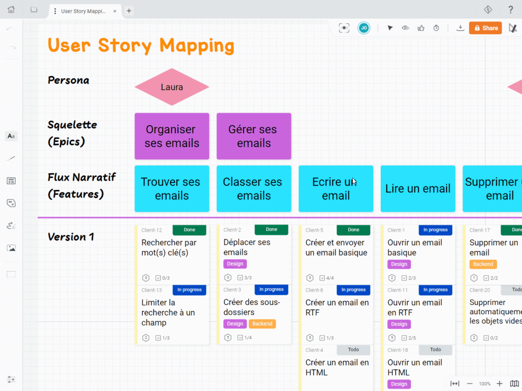 Draft.io - Help center - Change the folder of a draft